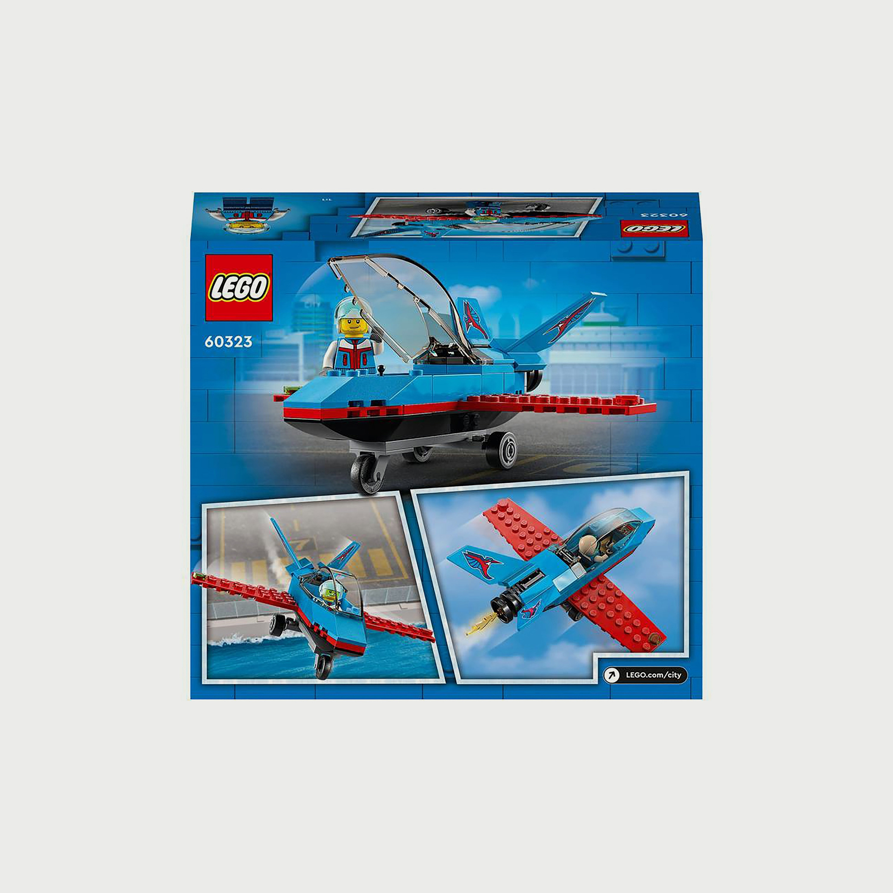 LEGO City Stunt Plane 60323 Building Kit (59 Pieces)-toys-blocksandpuzzles-image-5