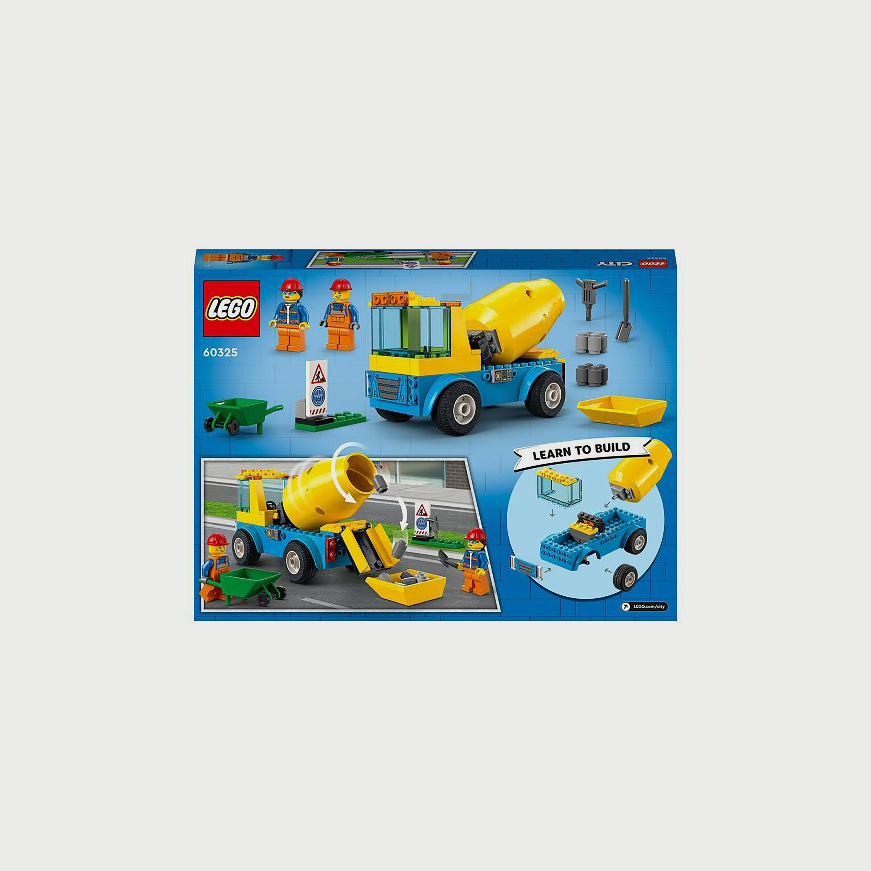 Lego city best sale cement mixer 60018