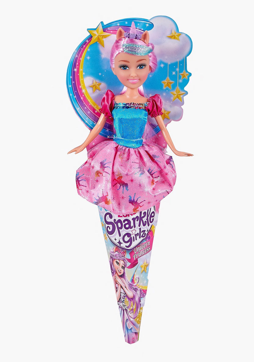 Sparkle Girlz Zuru Princess Doll Pink Hair