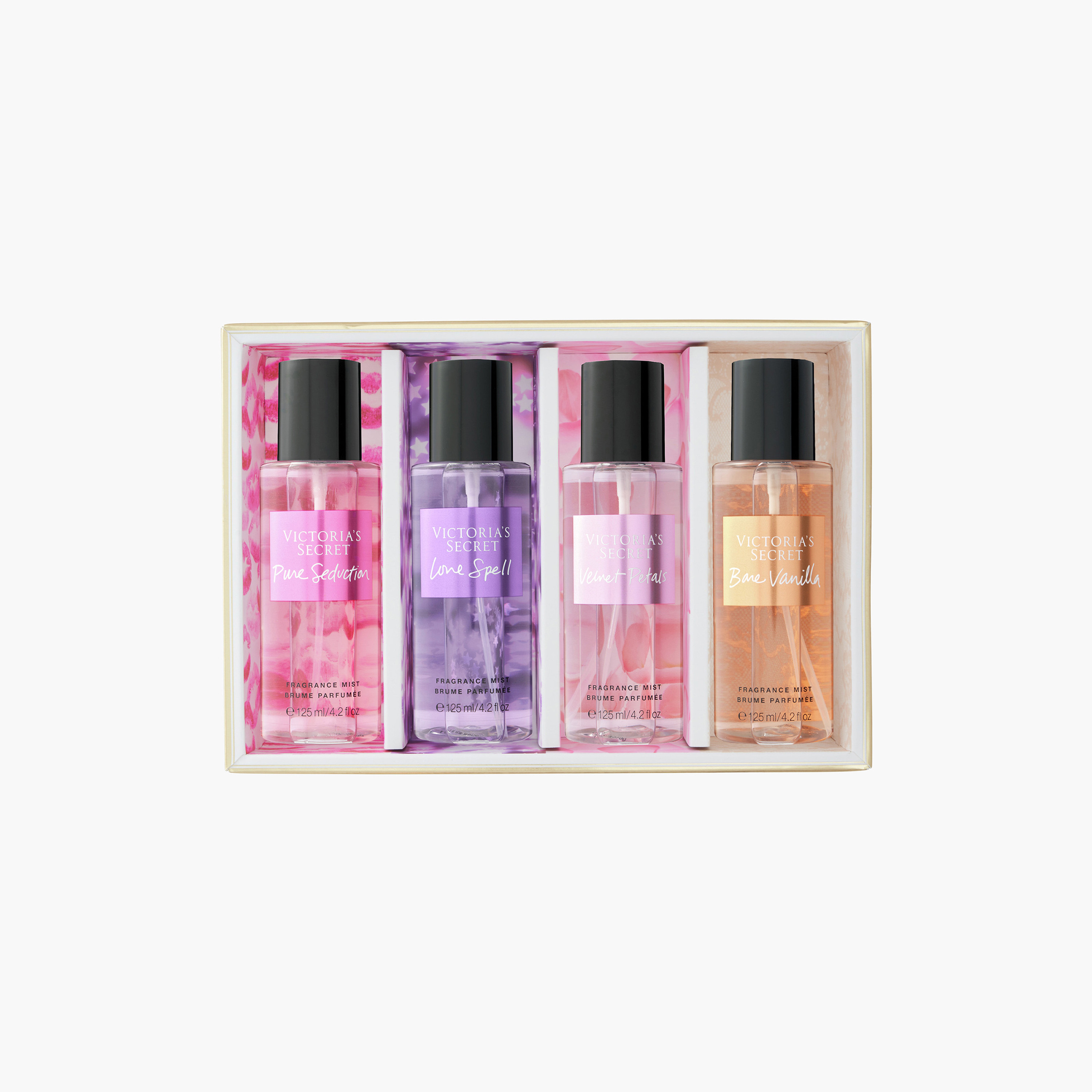 Buy Victoria s Secret 4 Piece Fragrance Mist Body Spray Set Online