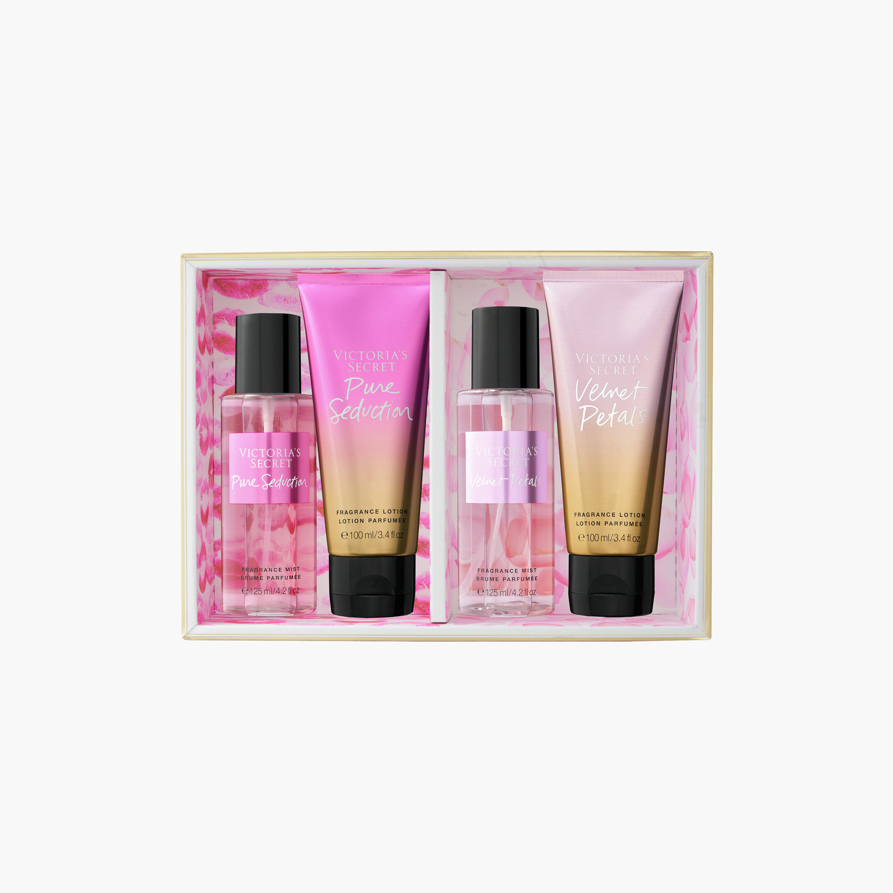 Buy Victoria s Secret 4 Piece Body Spray and Lotion Travel Set