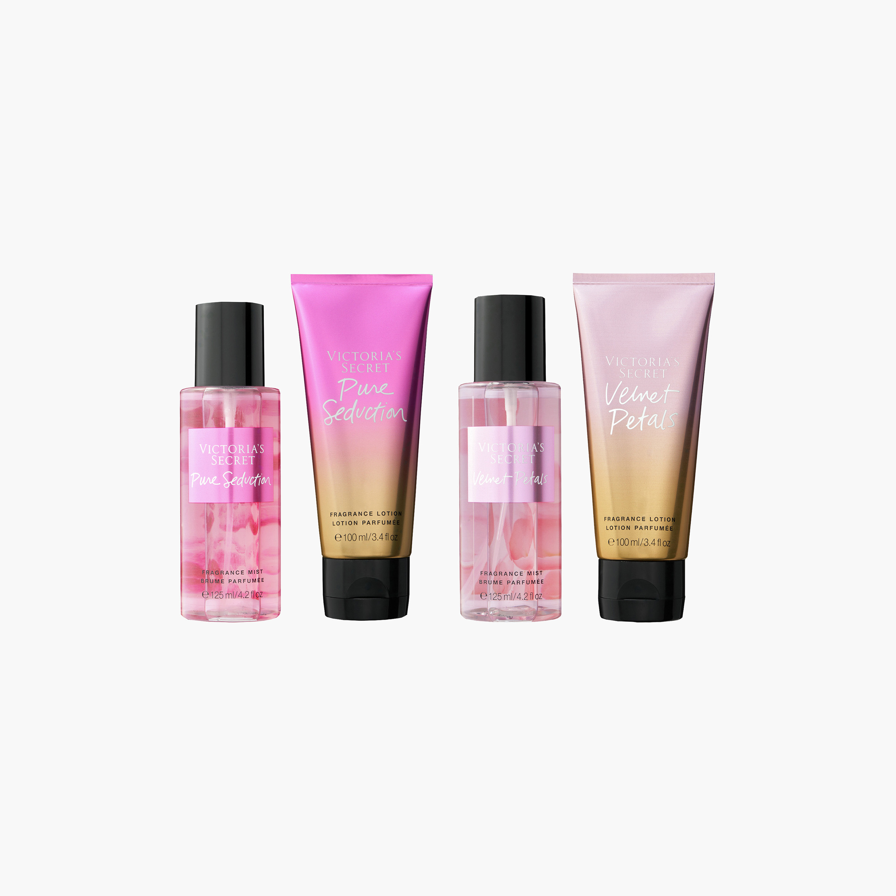 Buy Victoria s Secret 4 Piece Body Spray and Lotion Travel Set