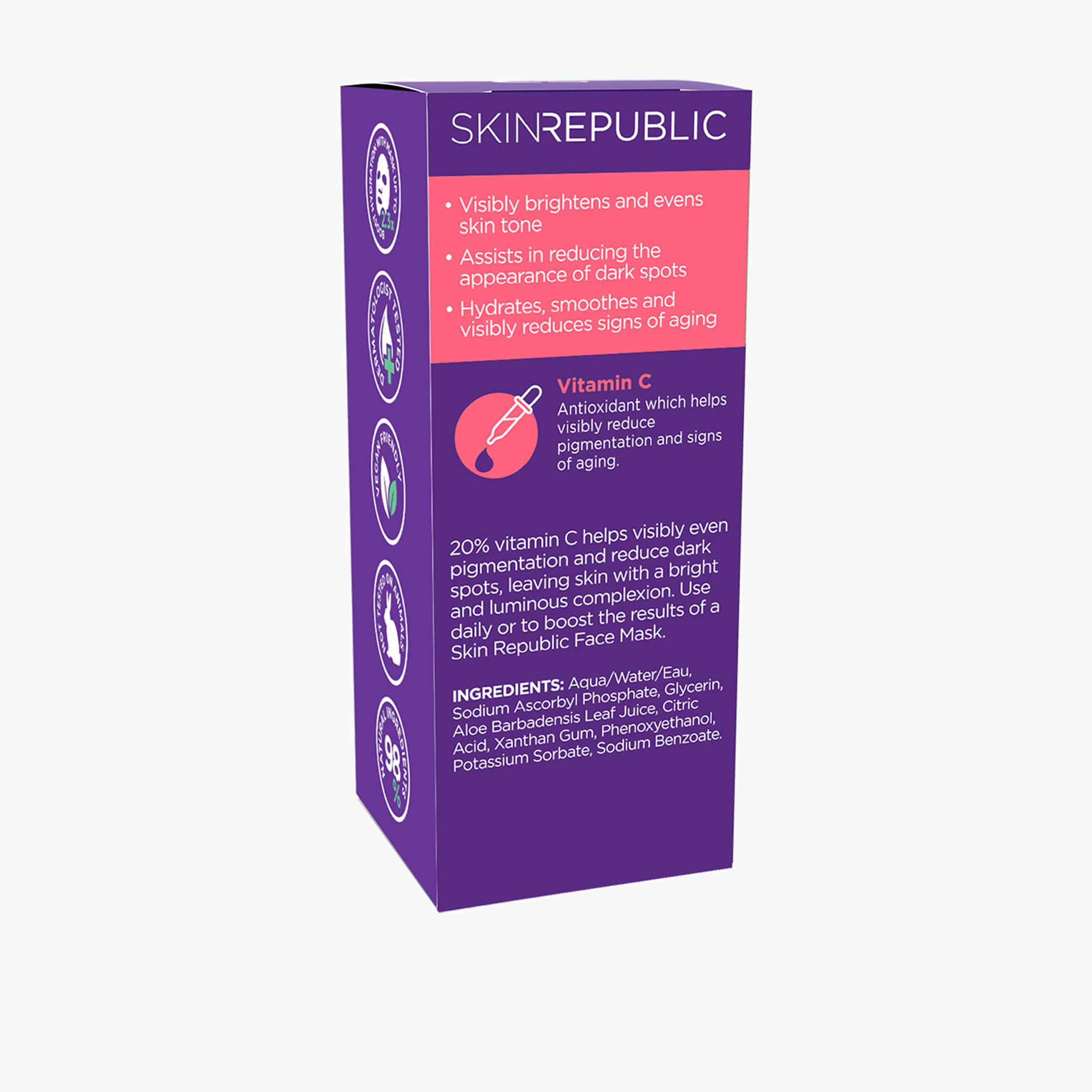 Skin Republic Vitamin C Face Serum brightens and even tones 30ml-beautyandpersonalcare-skin-treatmentsandserums-image-2