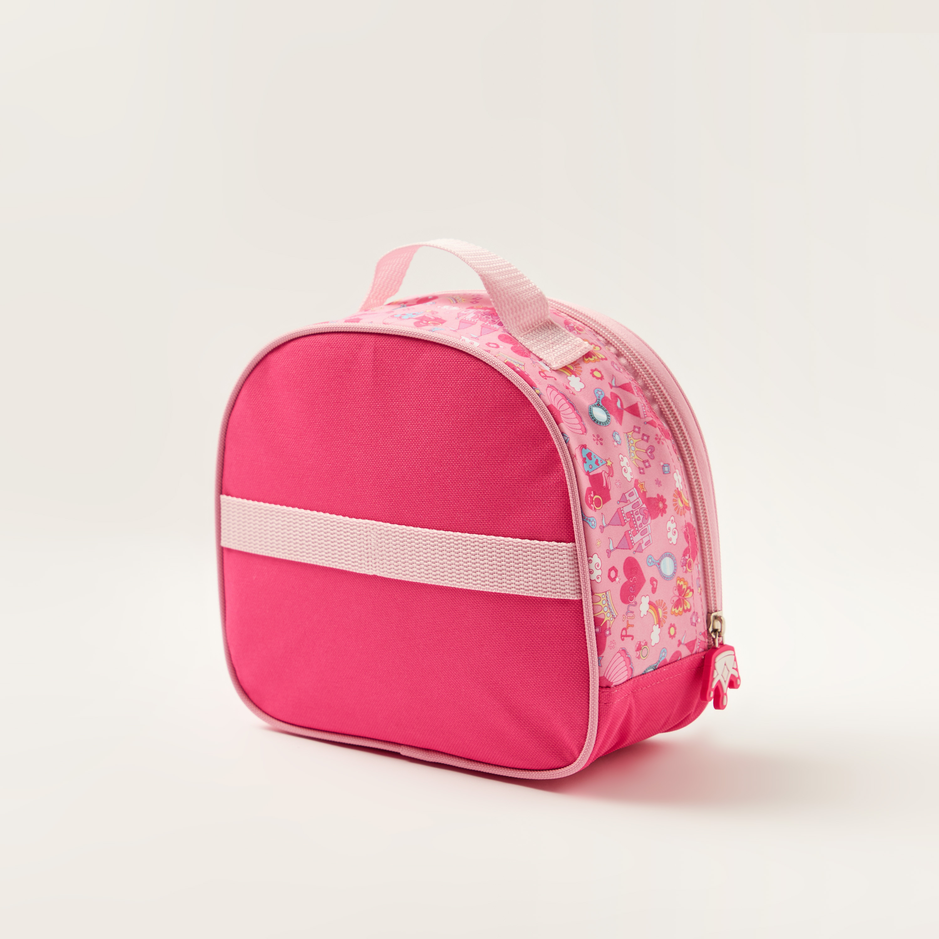 Juniors Princess Print Trolley Backpack with Lunch Bag and Pencil Case-school-bagsandbackpacks-sets-image-11