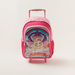 Juniors Princess Print Trolley Backpack with Lunch Bag and Pencil Case-Trolleys-thumbnail-1
