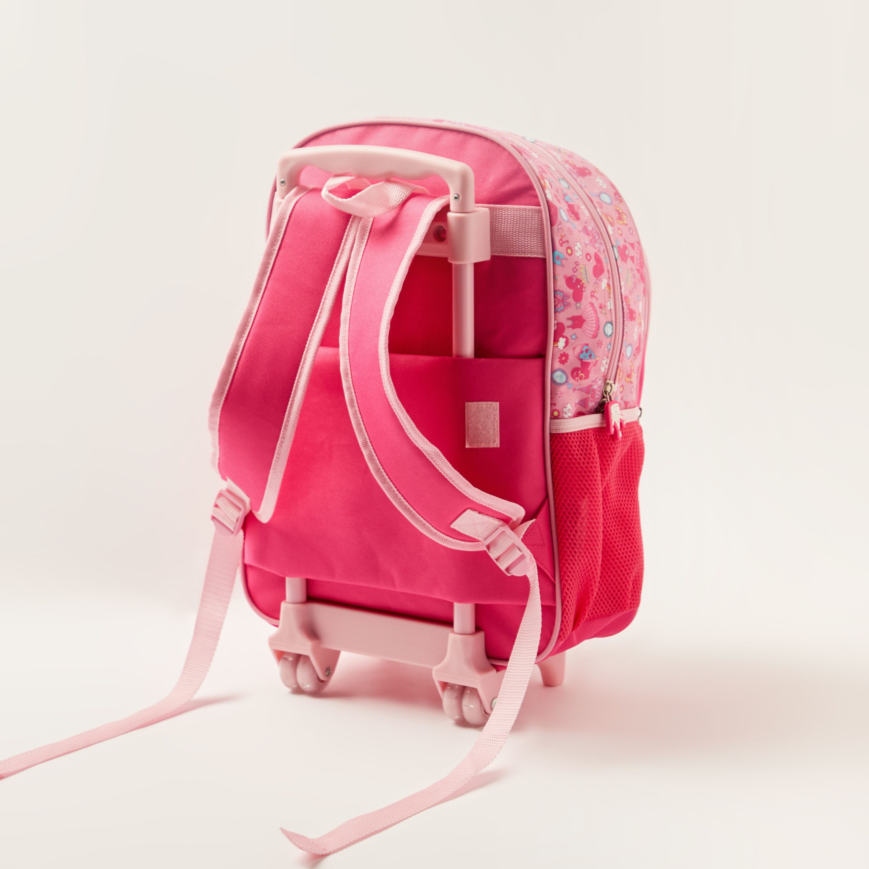 Juniors Princess Print Trolley Backpack with Lunch Bag and Pencil Case-school-bagsandbackpacks-sets-image-6