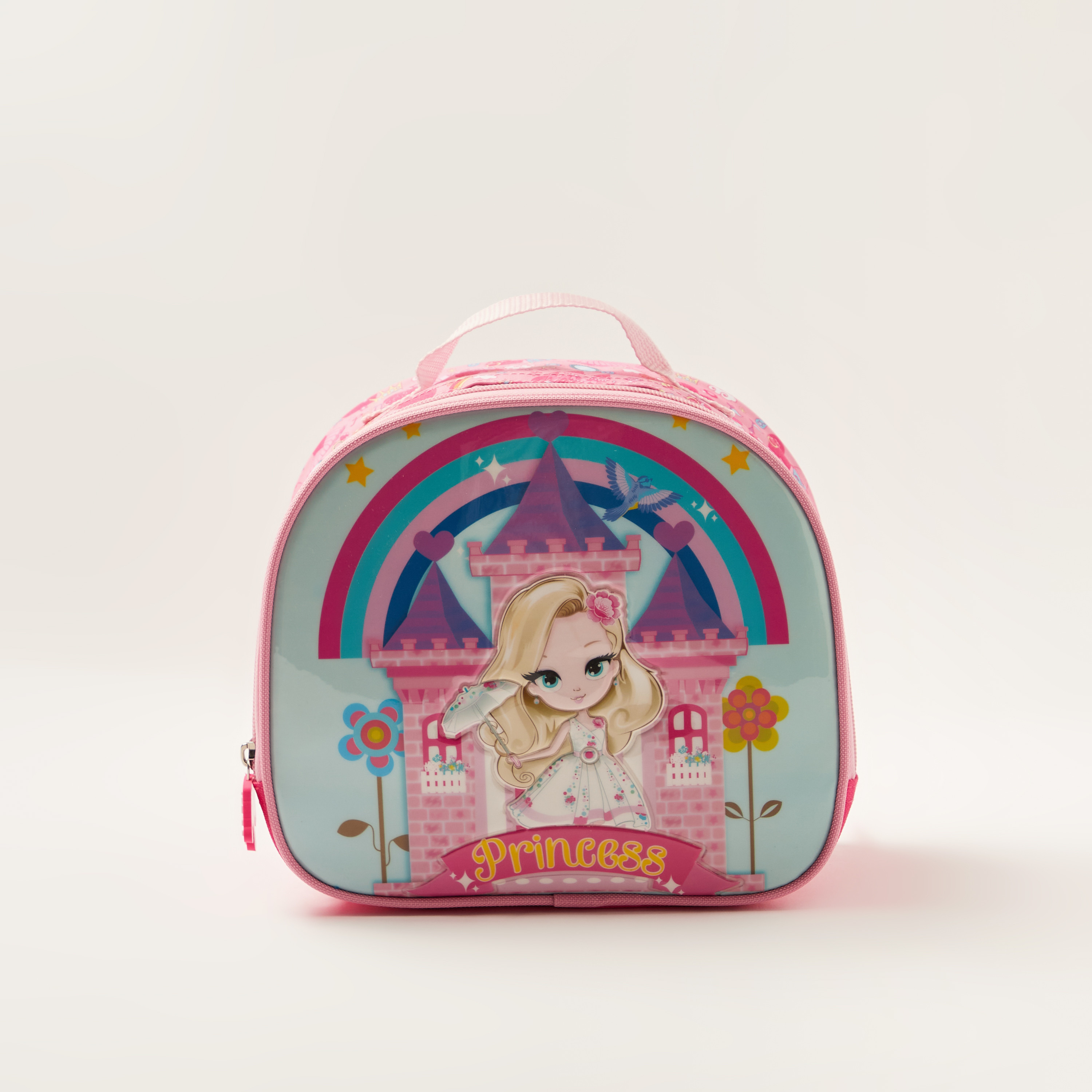 Juniors Princess Print Trolley Backpack with Lunch Bag and Pencil Case-school-bagsandbackpacks-sets-image-8