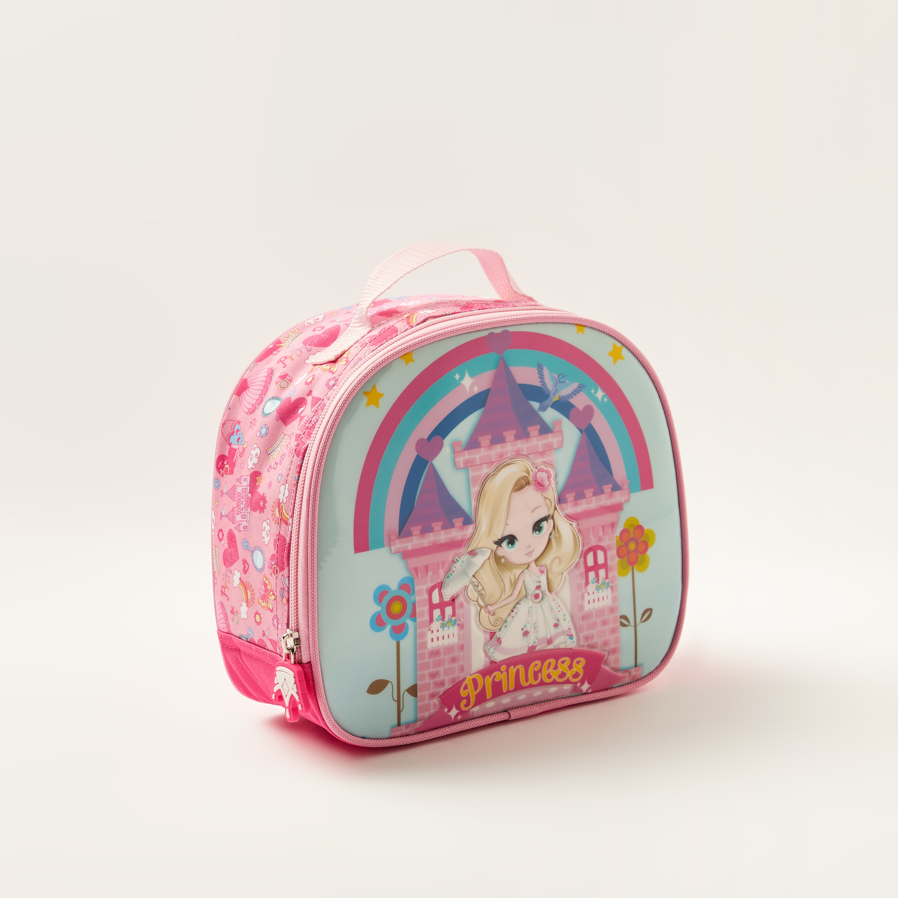 Juniors Princess Print Trolley Backpack with Lunch Bag and Pencil Case-school-bagsandbackpacks-sets-image-9