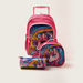 Juniors Unicorn Print 3-Piece Trolley Backpack Set - 14 inches-Trolleys-thumbnail-0