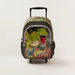 Juniors Dinosaur Print Trolley Backpack with Lunch Bag and Pencil Case-School Sets-thumbnail-1