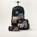 Juniors Space Print Trolley Backpack with Lunch Bag and Pencil Pouch - 20 inches-School Sets-thumbnail-0