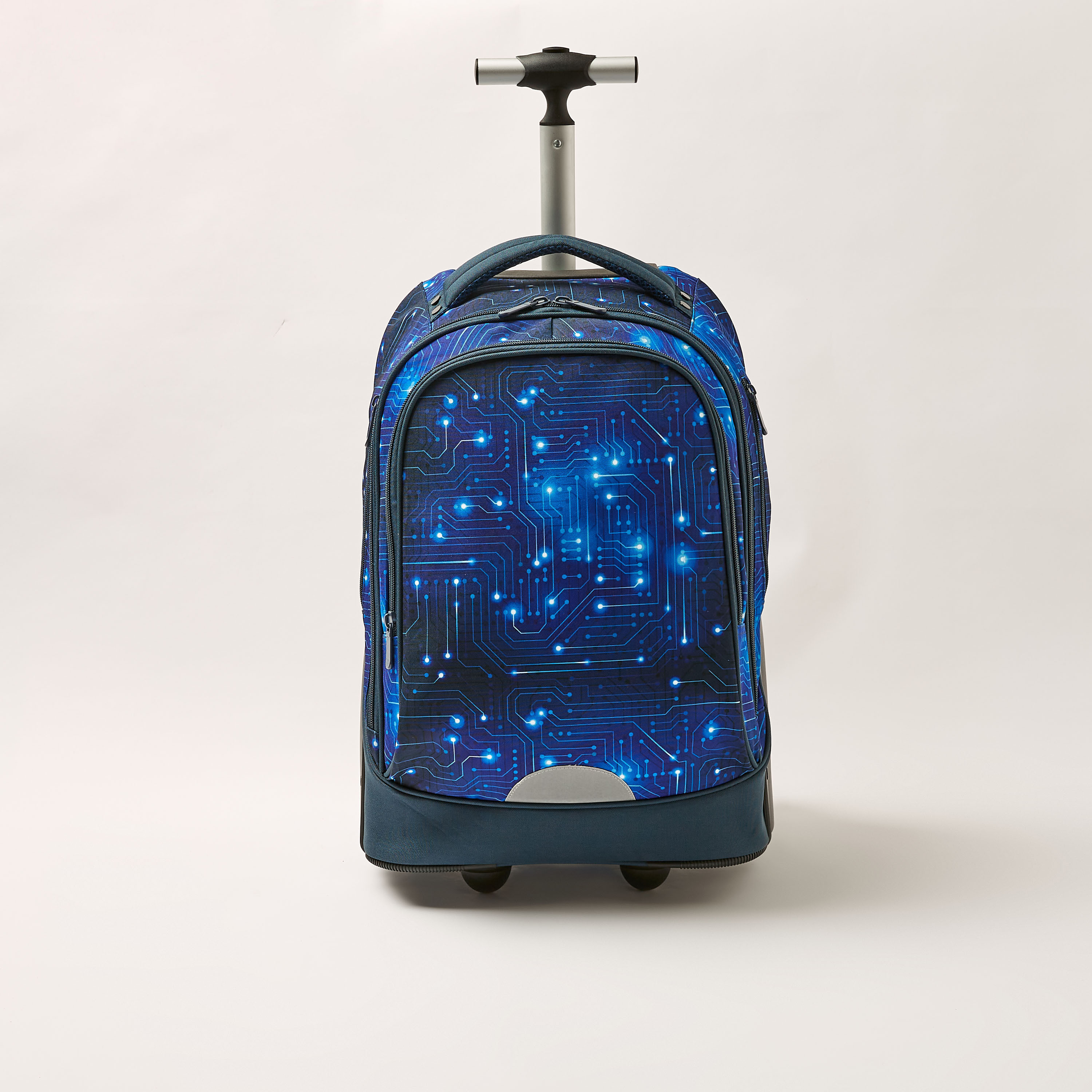 شنطة ترولي مقاس 20 بوصة بطبعات مع شنطة غداء ومقلمة من جونيورز-school-bagsandbackpacks-trolleybags-image-2