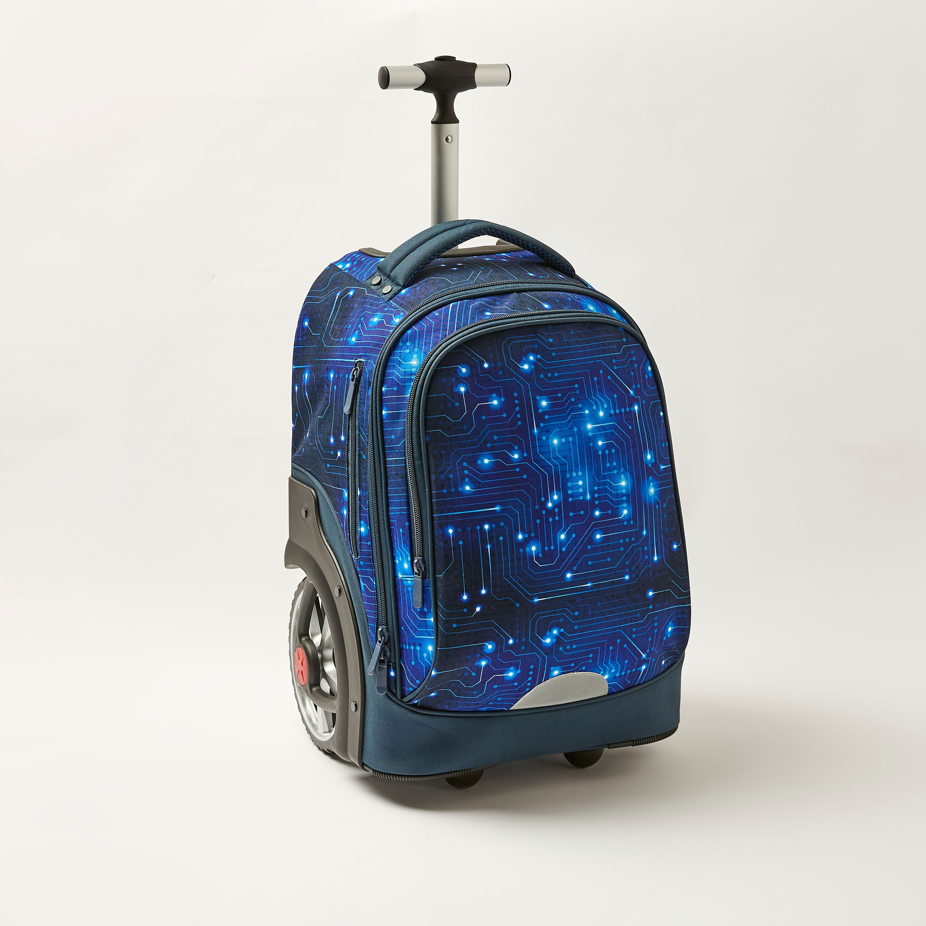 شنطة ترولي مقاس 20 بوصة بطبعات مع شنطة غداء ومقلمة من جونيورز-school-bagsandbackpacks-trolleybags-image-3