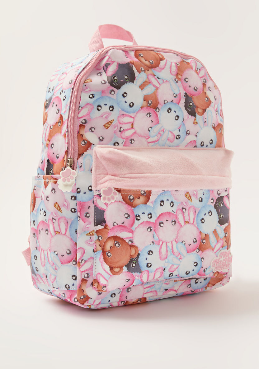 Na! Na! Na! Surprise Printed Backpack with Adjustable Straps - 16 inches-Backpacks-image-1