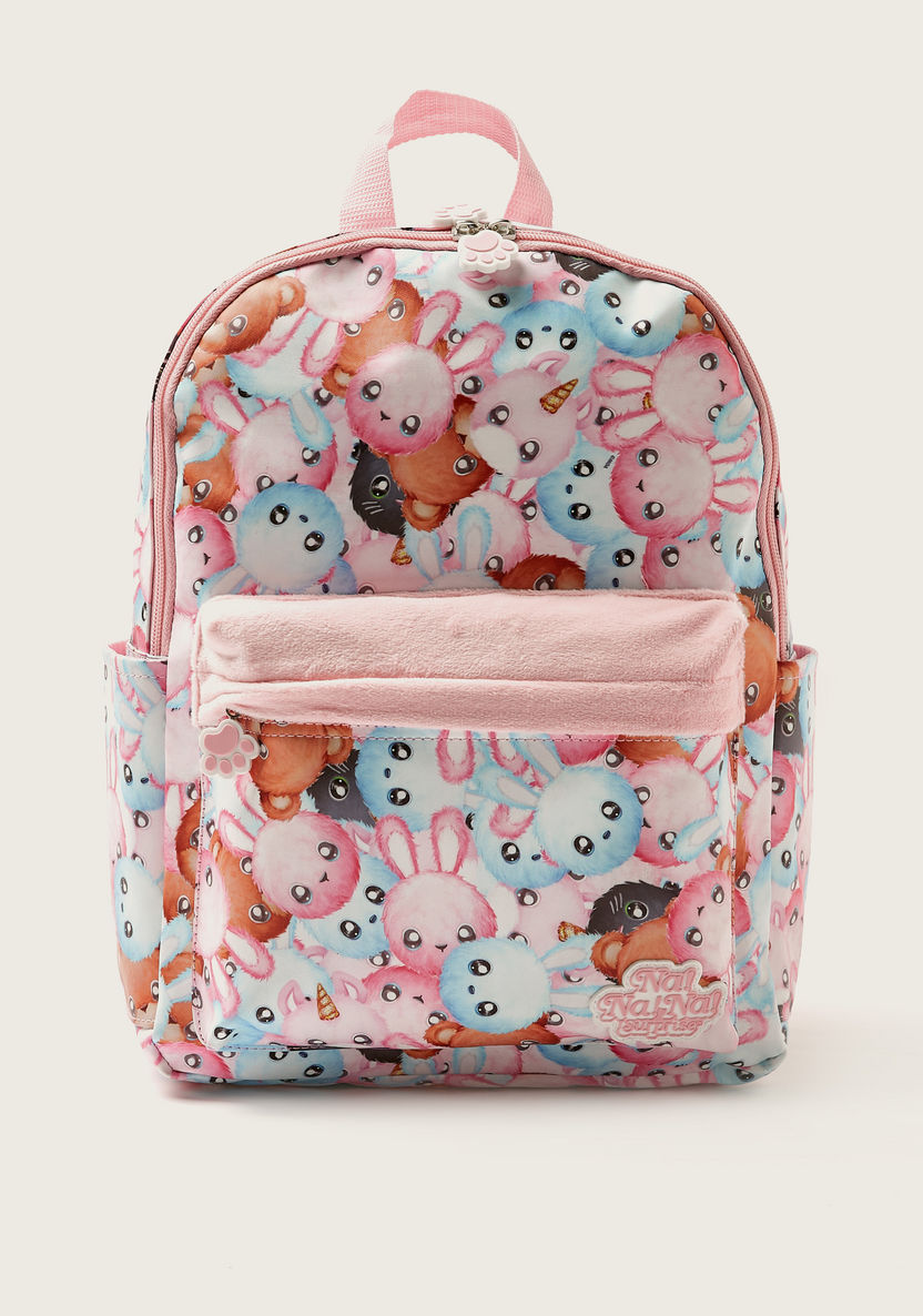 Na! Na! Na! Surprise Printed Backpack with Adjustable Straps - 14 inches-Backpacks-image-0