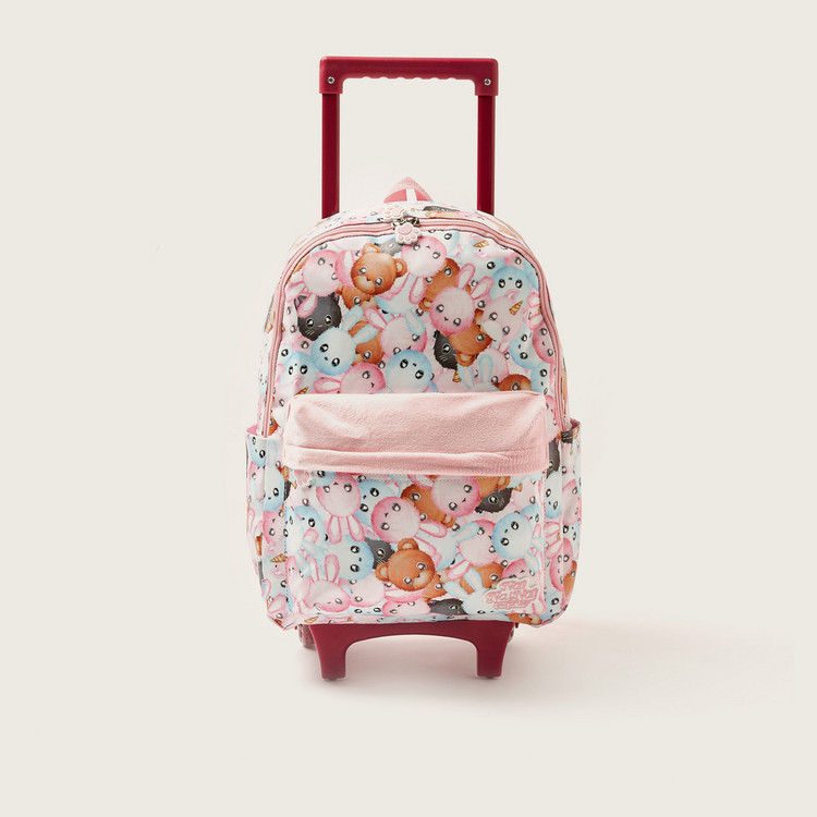 Na! Na! Na! Surprise Printed Trolley Backpack with Adjustable Straps - 16 inches