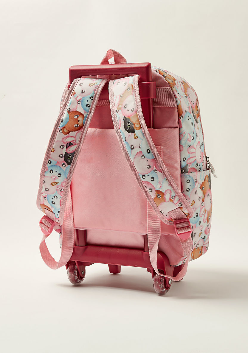 Na! Na! Na! Surprise Printed 14-inch Trolley Backpack with Zip Closure-Trolleys-image-3