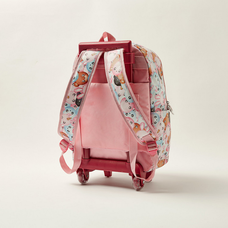 Na! Na! Na! Surprise Printed 14-inch Trolley Backpack with Zip Closure