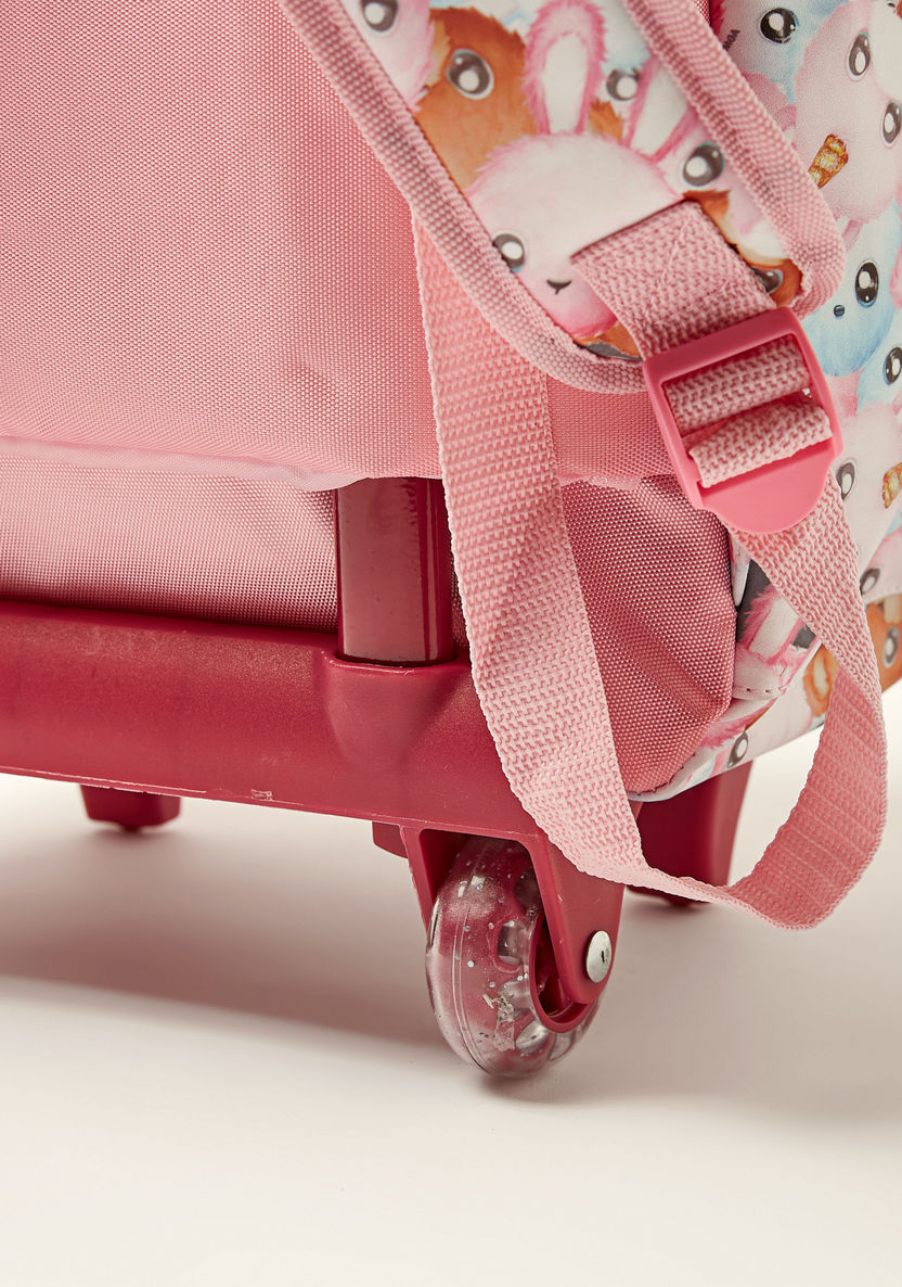 Na! Na! Na! Surprise Printed 14-inch Trolley Backpack with Zip Closure-Trolleys-image-4