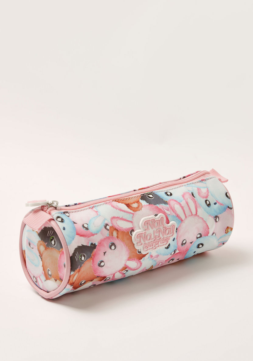 Na! Na! Na! Surprise Printed Pencil Case with Zip Closure-Pencil Cases-image-1