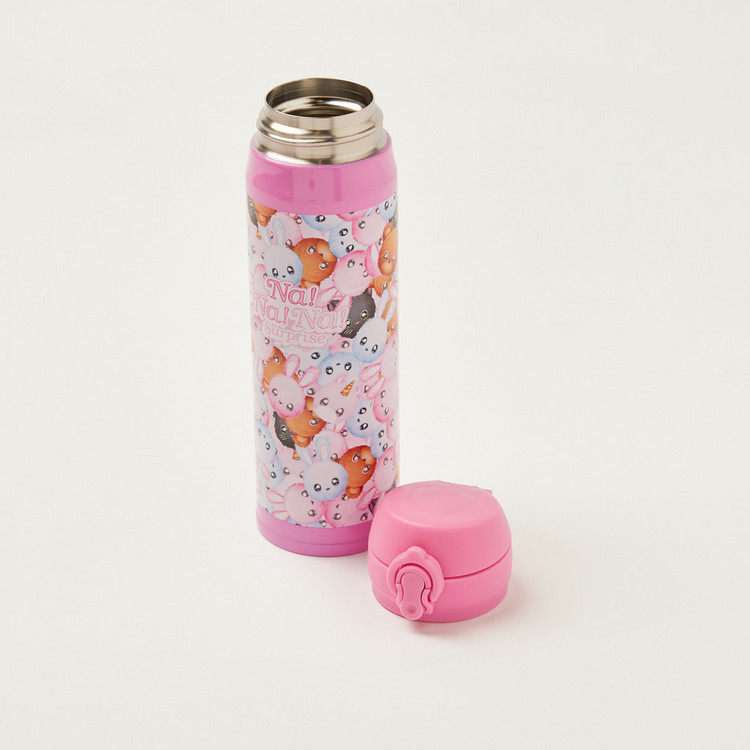 Na! Na! Na! Surprise Printed Stainless Steel Water Bottle - 400 ml