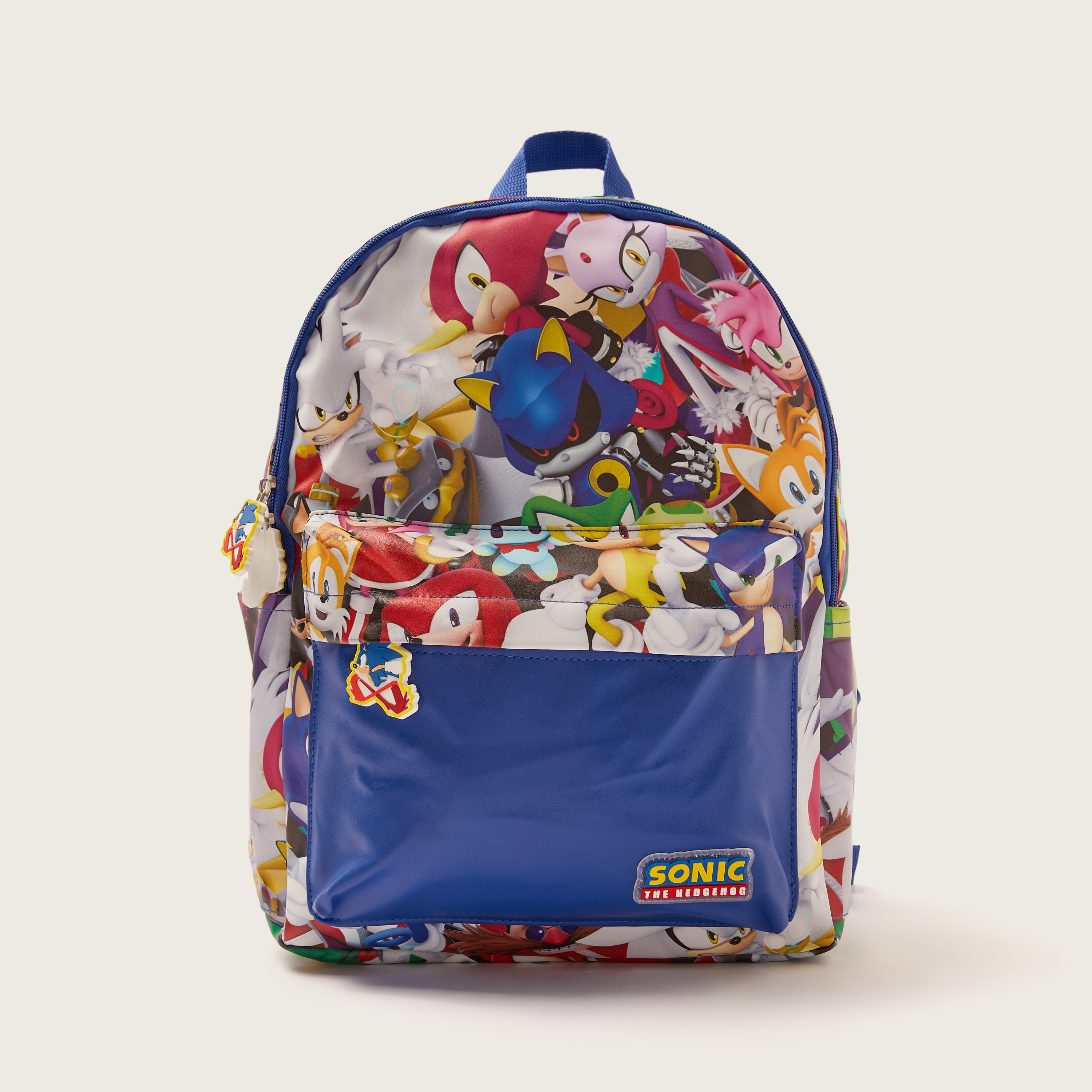 Buy Sonic Printed Backpack with Adjustable Shoulder Straps 16 inches Online for Kids Centrepoint KSA