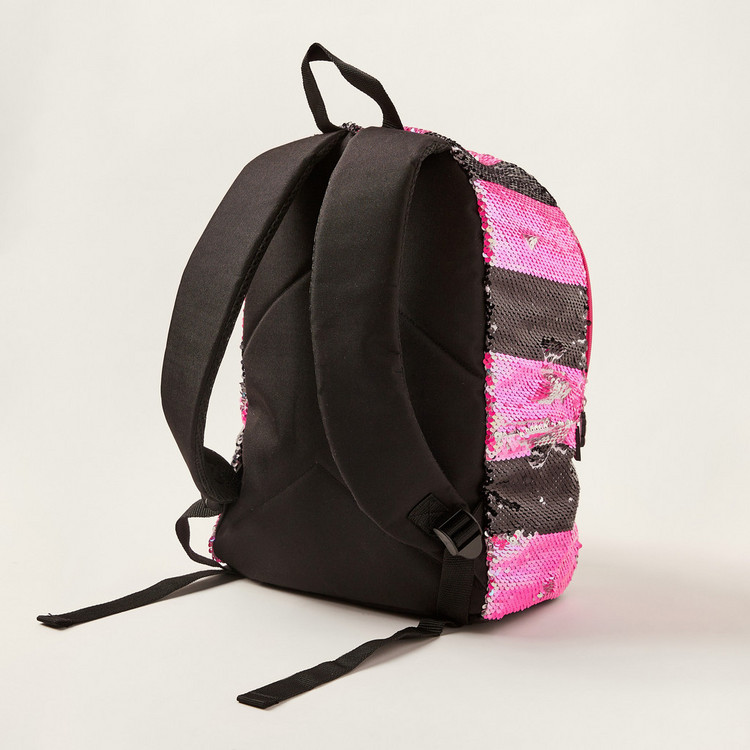 L.O.L. Surprise! Printed Backpack with Sequin Detail and Adjustable Straps - 16 inches