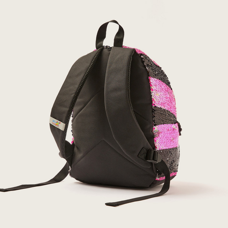 L.O.L. Surprise! Sequin Embellished Backpack with Zip Closure - 14 inches