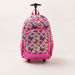 Juniors Butterfly Print Trolley Backpack with Lunch Bag and Pencil Pouch - 18 inches-School Sets-thumbnail-1