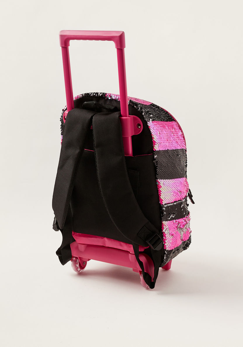 L.O.L. Surprise! Printed Trolley Bag with Sequin Detail - 16 inches-Trolleys-image-5