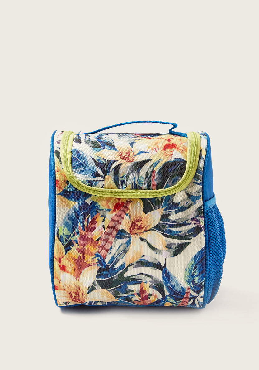 Juniors Tropical Print Trolley Backpack with Lunch Bag and Pencil Case-School Sets-image-10