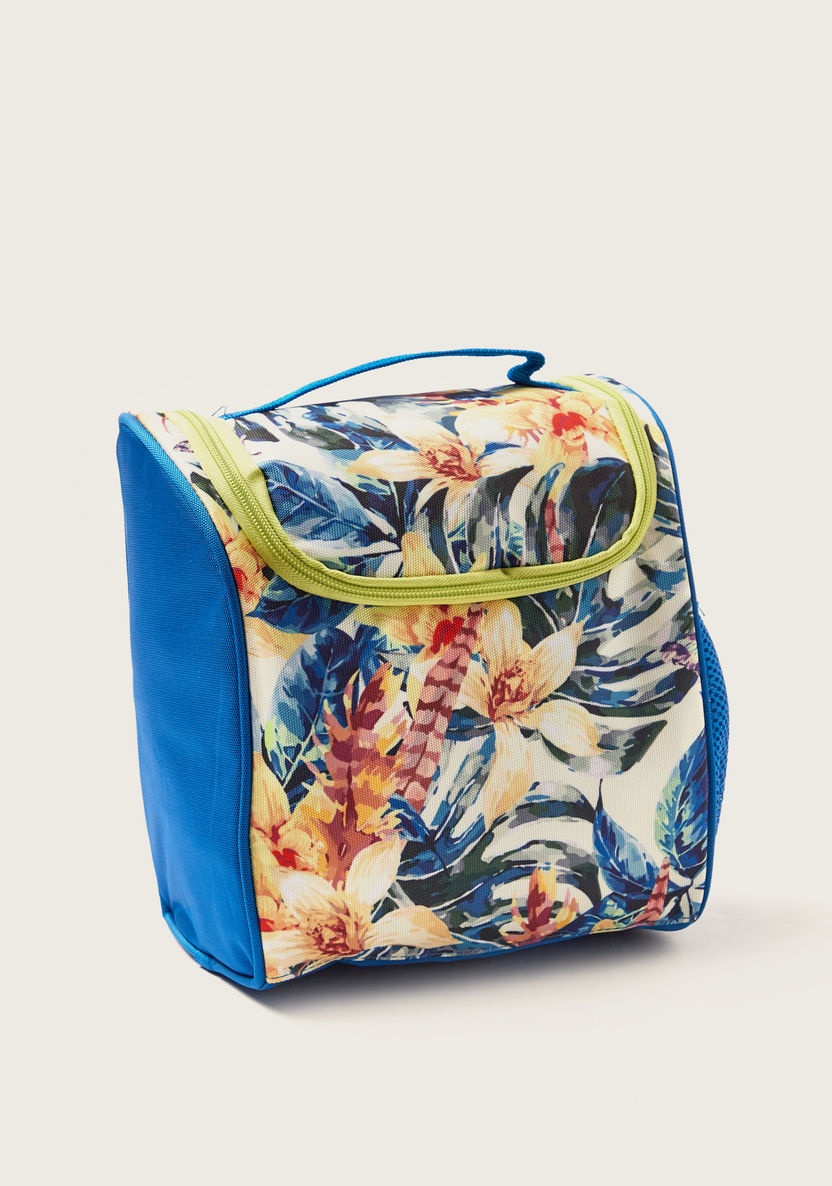Juniors Tropical Print Trolley Backpack with Lunch Bag and Pencil Case-School Sets-image-11