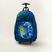 Juniors Football Print Trolley Backpack with Lunch Bag and Pencil Pouch - 18 inches-School Sets-thumbnail-1