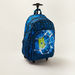 Juniors Football Print Trolley Backpack with Lunch Bag and Pencil Pouch - 18 inches-School Sets-thumbnail-2