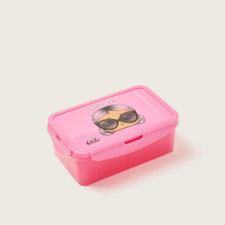 L.O.L. Surprise! Printed Lunch Box with Clip Lock Lid