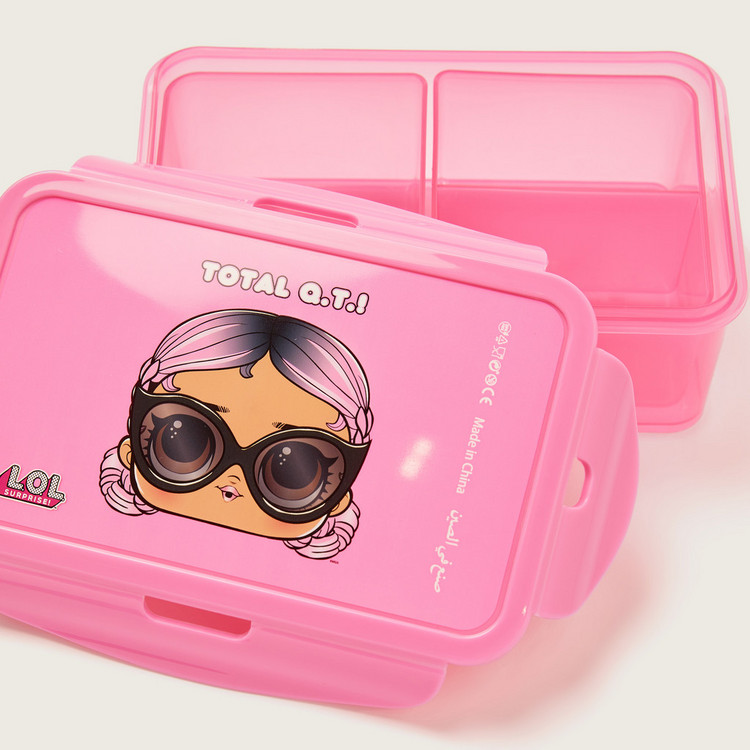 L.O.L. Surprise! Printed Lunch Box with Clip Lock Lid