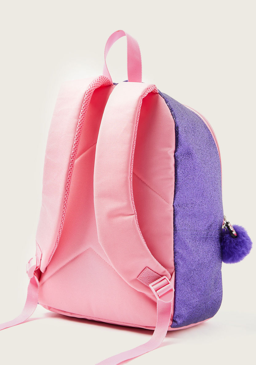 L.O.L. Surprise! Printed Backpack with Adjustable Shoulder Straps - 14 inches-Backpacks-image-3