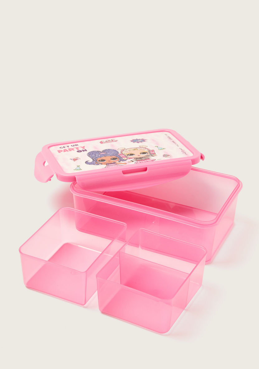 L.O.L. Surprise! Printed Lunch Box with Clip Closure-Lunch Boxes-image-3