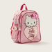 Hello Kitty Print Backpack with Bow Accent - 14 inches-Backpacks-thumbnail-1