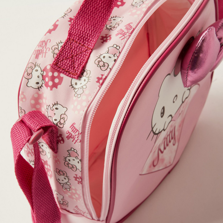 Sanrio Hello Kitty Print Lunch Bag with Bow Detail