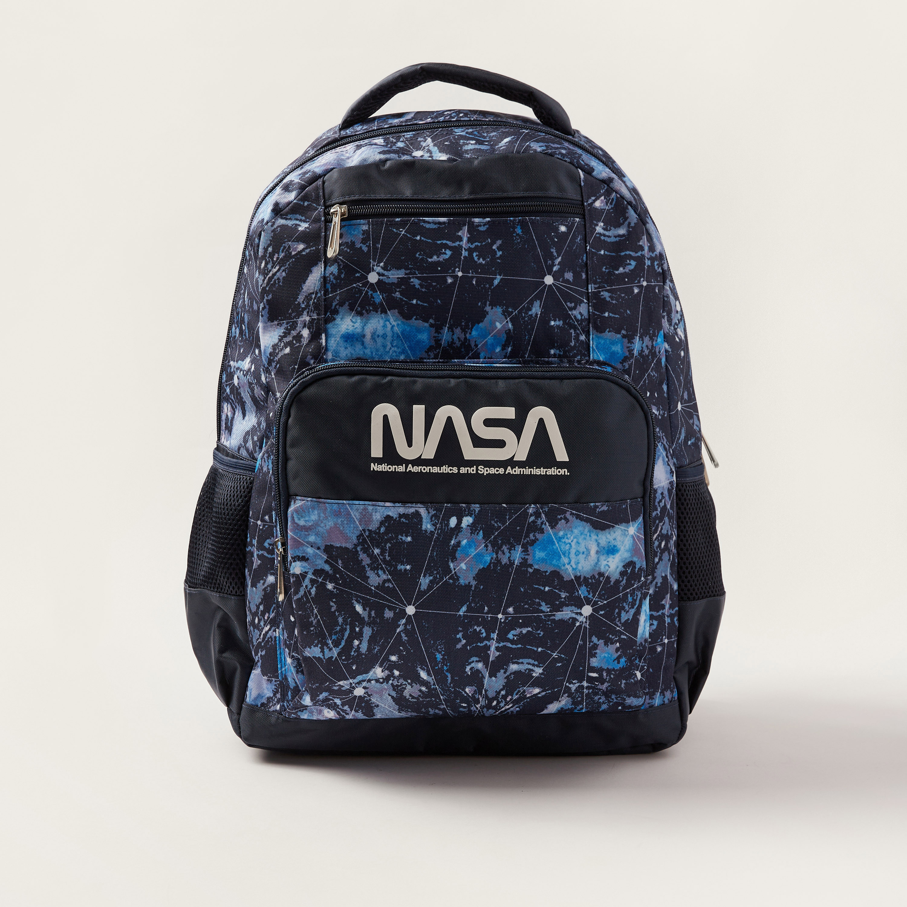 Buy NASA Galaxy Print Backpack with Adjustable Shoulder Straps 18 inches Online for Kids Centrepoint UAE