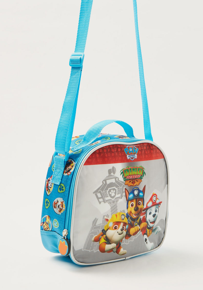PAW Patrol Printed Lunch Bag with Adjustable Strap and Zip Closure-Lunch Bags-image-1