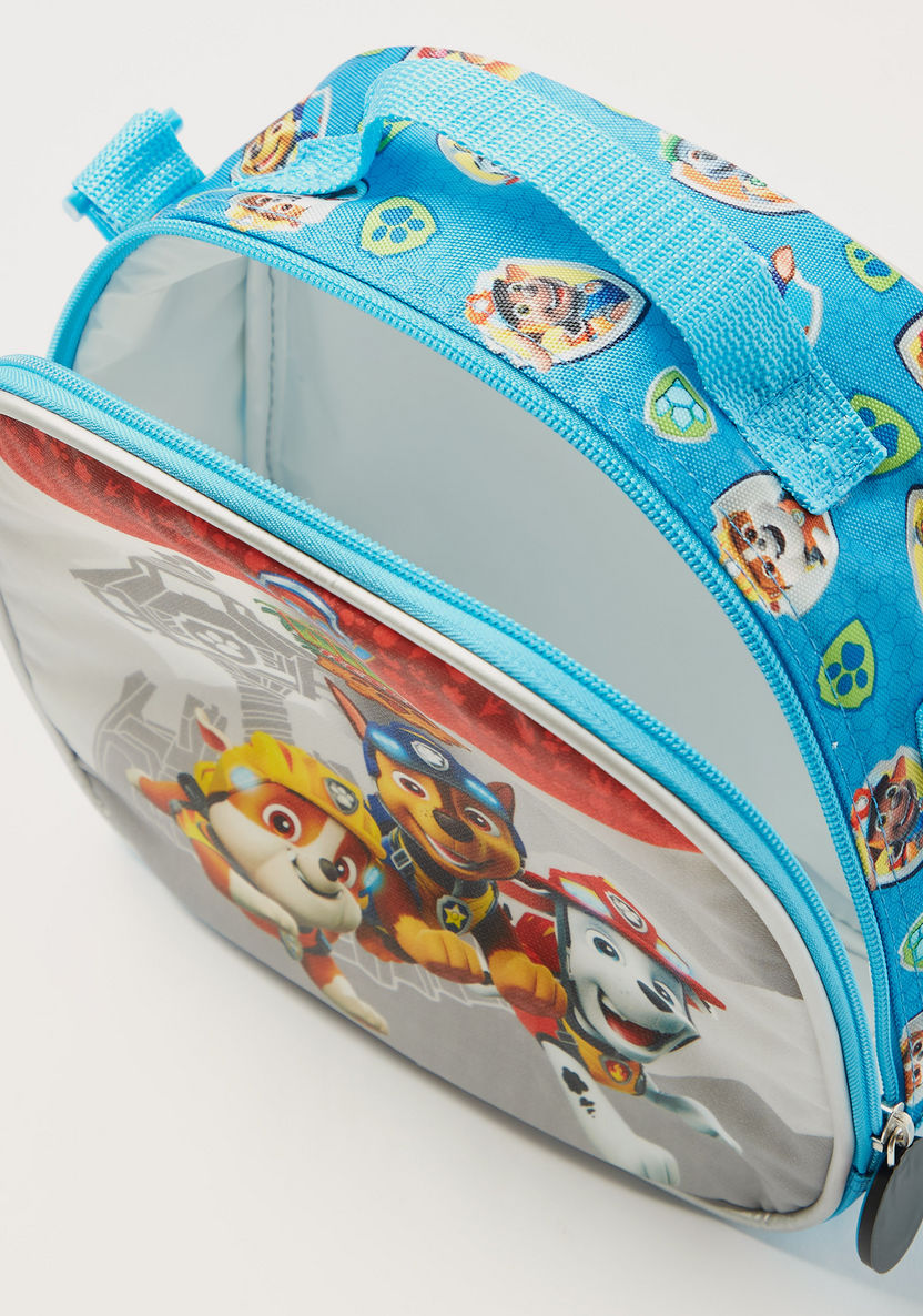 PAW Patrol Printed Lunch Bag with Adjustable Strap and Zip Closure-Lunch Bags-image-4