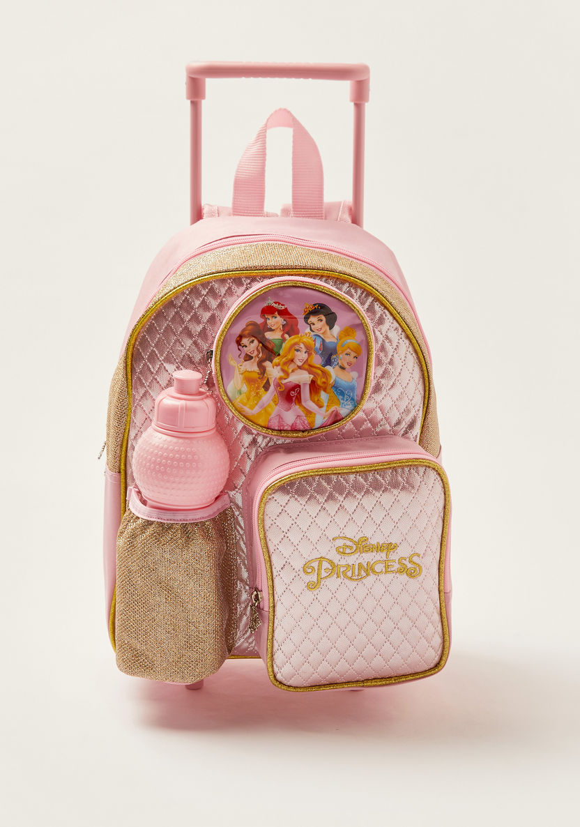 Simba Princess Print 14-inch Trolley Backpack with Lunch Box and Water Bottle-Trolleys-image-0