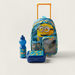 Simba Minion Print Trolley Backpack with Lunch Box and Water Bottle - 14 inches-School Sets-thumbnail-8