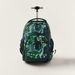 Juniors All Over Print Trolley Backpack with Retractable Handle - 18 inches-Trolleys-thumbnail-0