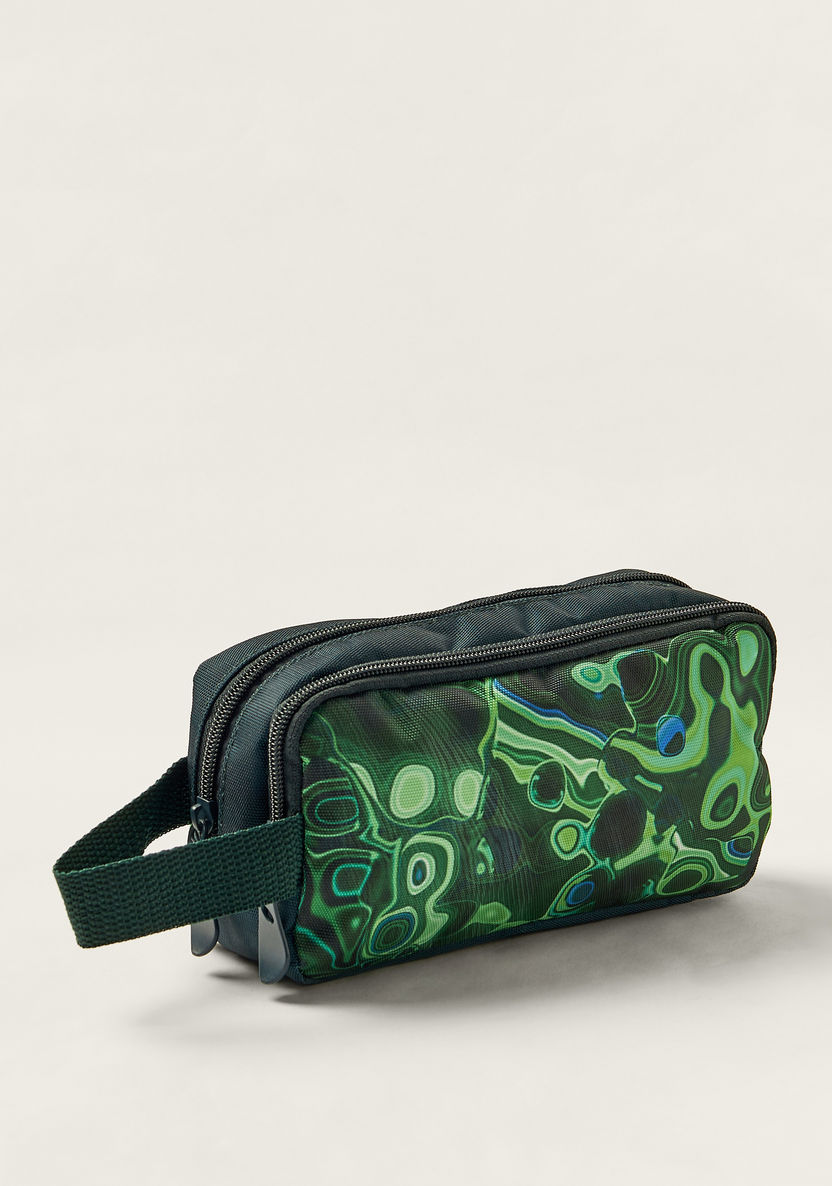 Juniors Printed Pencil Pouch with Zip Closure and Wrist Handle-Pencil Cases-image-1