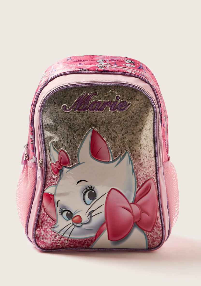 Simba 5-Piece Marie Print Trolley Backpack Set - 16 inches-School Sets-image-1