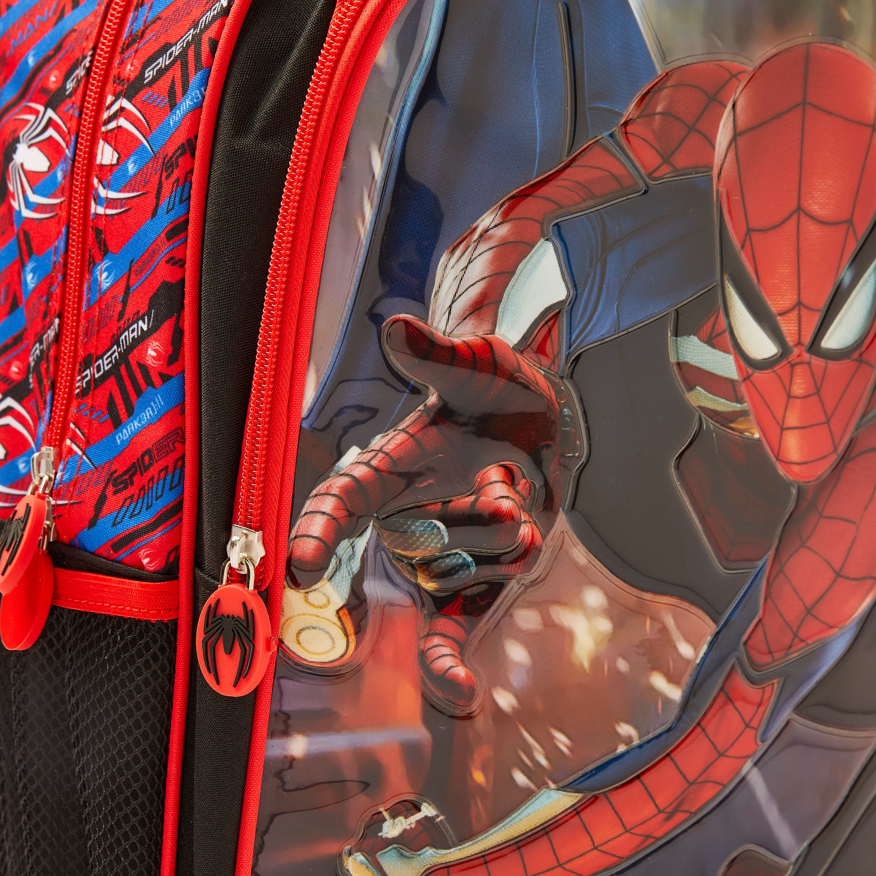 Simba 5-Piece Spider-Man Befighting Trolley Backpack Set - 16 inches-school-bagsandbackpacks-trolleybags-image-3