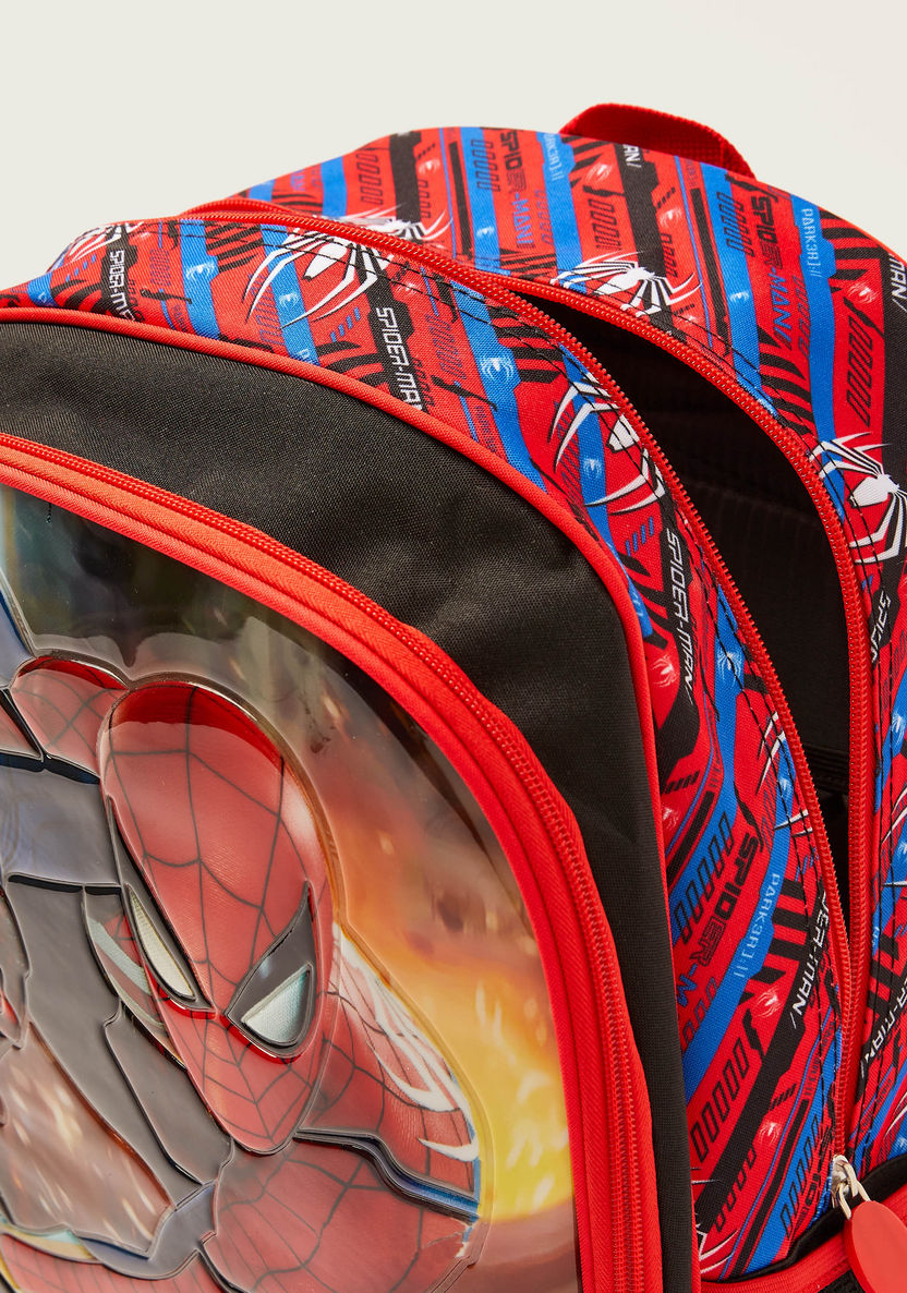 Simba Spider-Man Print 5-Piece Backpack Set-School Sets-image-4